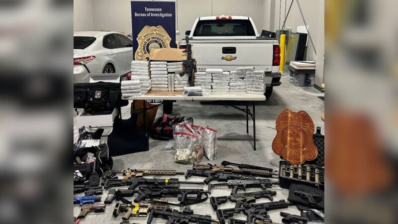 3 arrested after bust involving cocaine, guns, body armor and cash in Middle TN, TBI says