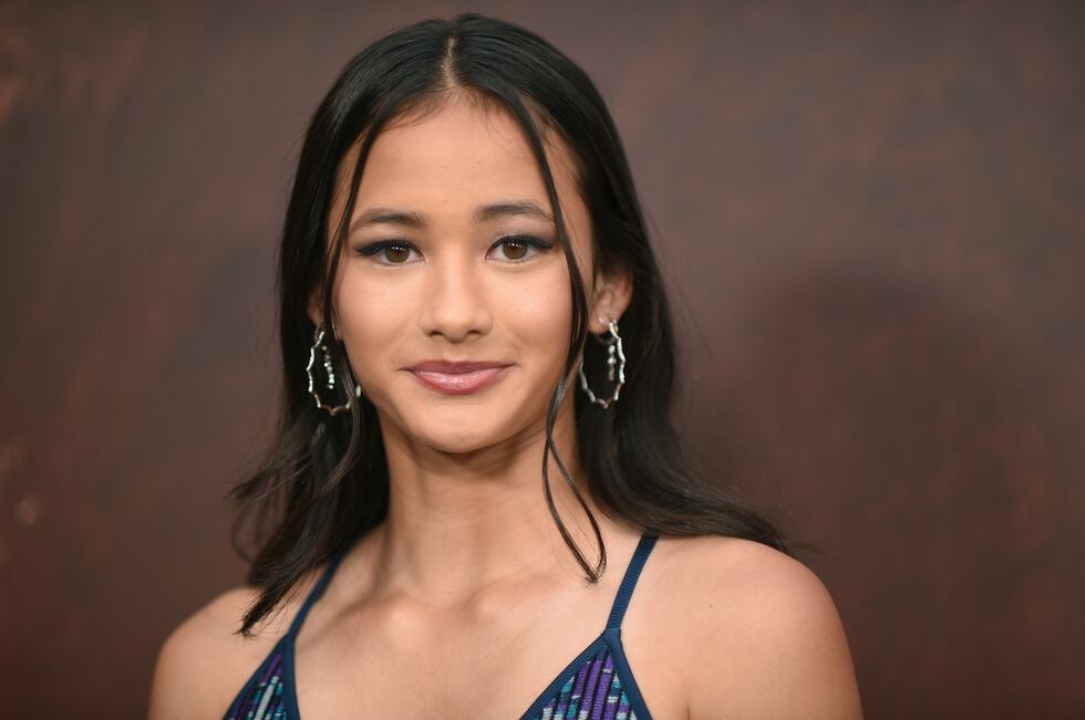 ARCHIVO - Kaylee Hottle en el estreno de "Godzilla x Kong: The New Empire" en Los Ángeles, el...
